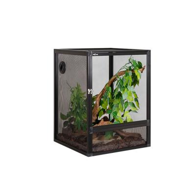 China REPTIZOO Reptile Cage Viable Enclosure Chameleon Cage with PVC 32.1 Gallon 121.5 L Carriers and Pet Cages Houses for Reptile 50 Pcs for sale