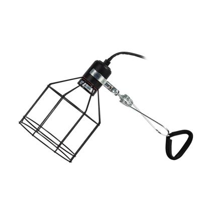 China REPTIZOO RL08 viable lamp wire basket made in Chrome plated hardened ferromanganese material for sale