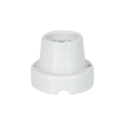 China REPTIZOO Custom Electrical Lamp Switch Viable Independent Ceramic Holder Base White Lamp Holder For E27 E26 for sale