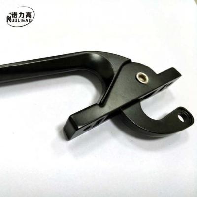 China Professional exterior door - easy installation opening and window zinc alloy crescent window handle for sale