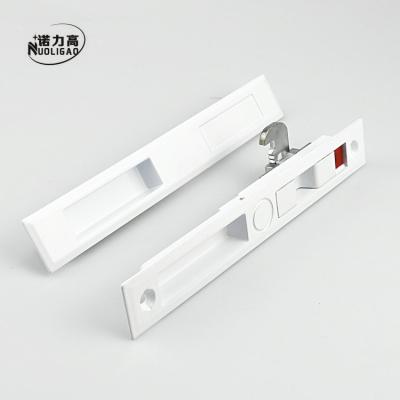 China Durable Aluminum Material UPVC Sliding Security Window Hook Lock / Aluminum Sliding Window Push Lock for sale