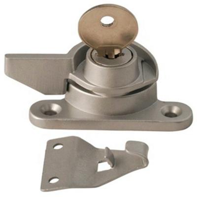 China Durable UPVC Material Window Accessories Zinc Crescent Window Latch Lock for sale