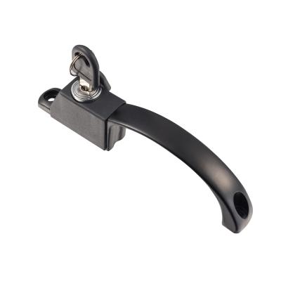 China Traditional PVC Or UPVC Casement Window Lock Handle With Key for sale