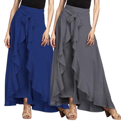 China 2021 Plus Size Lover Beauty Autumn And Winter New Fashion Skirt Solid Color Ruffled Long Pungent Women Maxi Skirt for sale