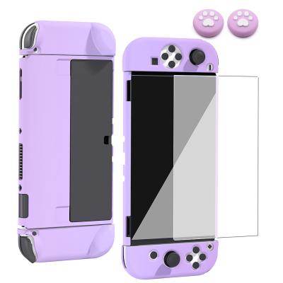 China Protective Magnetic Case For Nintendo Switch OLED Console Full Protection Adsorption Hard PC Shell Game Accessories Automatic Cover Joy-Con for sale