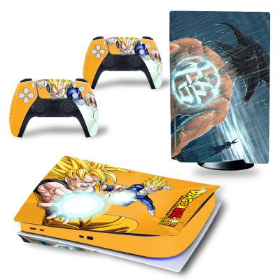 China Vinyl Solid Color Game Skin Sticker for PS5 One and Two Controllers Console Decal for playstation 5 for sale