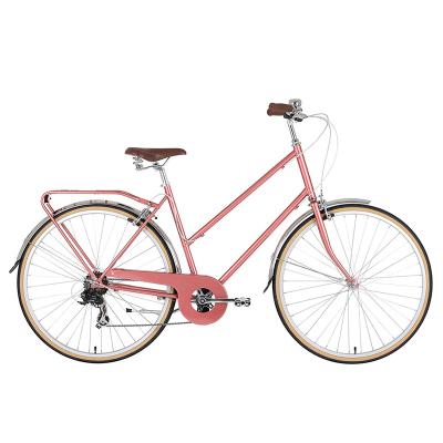 China Swap Stylish Design Ladies Bike Shimano 8 Speed ​​Bicycle City Bike for sale