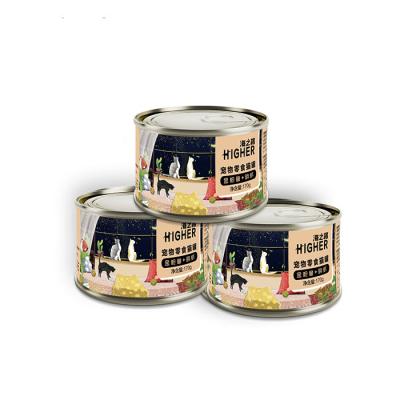 China Sustainable Catfood Canned Pet Snacks Cat Treats 170 Sharing Series For Cat Snack Tuna + Prawns Recipe for sale