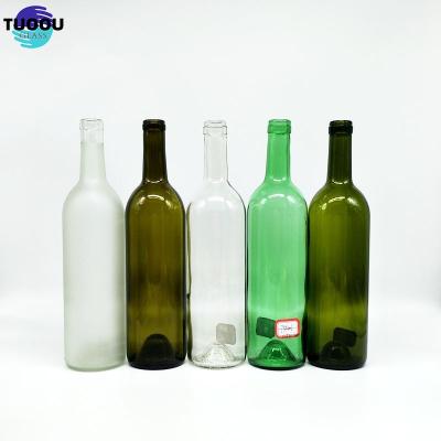 China Drinks

 Wine container wholesale Custom 500 750 ML Frosted Clear Black Round Shape Material Liquor With Wooden Cork Weight Empty 75cl Glass Wine Bottle en venta