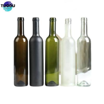 China Drinks

 Wine container Hot sale 375ml 500ml 750ml fruit Frosted Clear Wine Glass Champagne Empty Bottle en venta