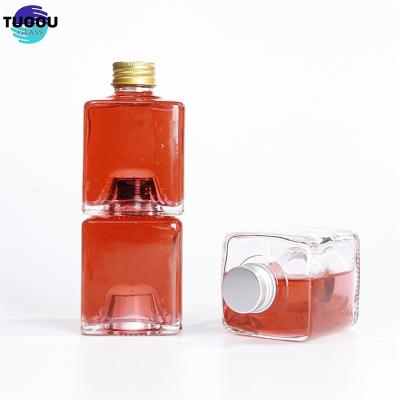 China Drinks

 Wine container Wholesale Square 150ml Stackable Glass With Airtight Seal For Spirits Wine Glasses Liquor Bottle for sale