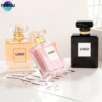 China Personal Care Wholesale hot selling handicrafts Customizable label Rectangular empty perfume bottle for sale