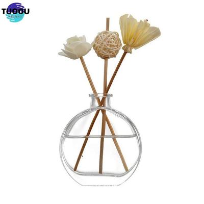 China Morden Hot sale Aromatherapy glass bottle 100ml Reed Diffuser Glass Empty Bottle Luxury en venta