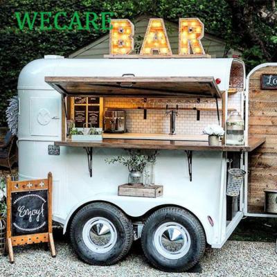 China WECARE small food factory mobile vegetable processing truck street mini mobile coffee cart bar trailers for sale