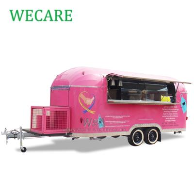 China One-stop manufacturer of processing plant WECARE Food Trailer Vegetables Mobile Coffee Trailer for sale for sale