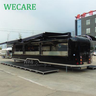 China Easy Operate WECARE Custom Large Mobile Food Trucks Catering Trailer For Sale for sale