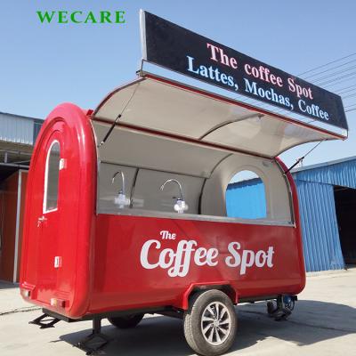 China Vegetable processing factory WECARE mobile food trucks mobile food cart cupcake food van for sale