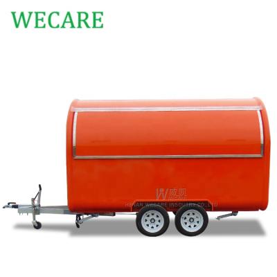 China Easy operate WECARE food trailer in vending sanck making machine fast food mobile store for sale