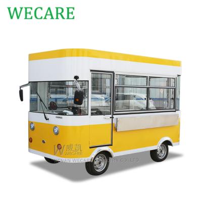 China Electric Vegetable Processing Factory WECARE Small Price Mobile Fast Food Truck Mini Food Truck For Sale for sale