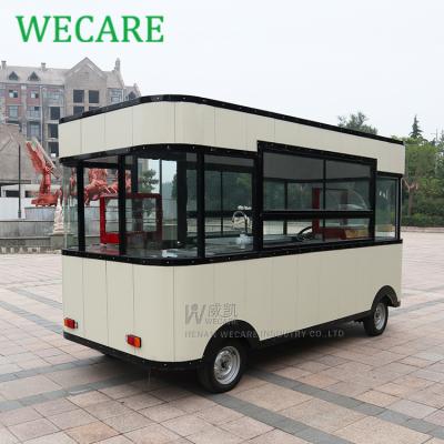 China Vegetable processing plant WECARE factory price electric food truck tricycle food trailer for sale