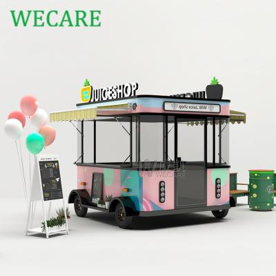 China WECARE processing plant high quality mobile electric food trailer ice cream food vegetables truck for sale vintage food truck for sale