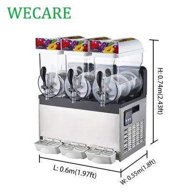 China Beverage Shops WECARE Cheap Home Use Mini Slush Frozen Drink Machine Commercial For Sale for sale