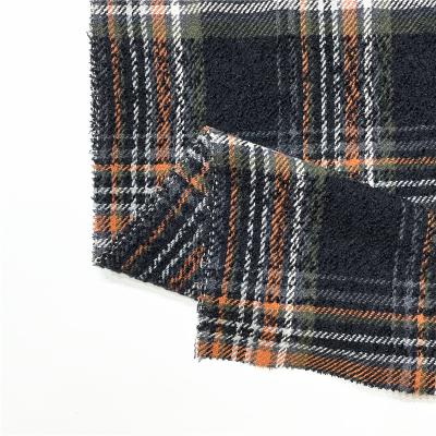 China Anti Pill Windproof 50% Wool Boucle Fleece Fabric for Stylish Suits Coats / Apparel for sale