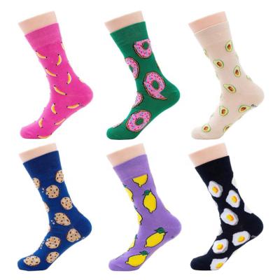 China QUICK DRY fruit funny cute food animal sock for women best quality custom made wholesale bulk women cotton socks for sale