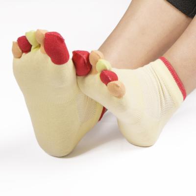 China Various best factory price top quality mesh ankle socks finger toe socks women QUICK DRY manufacture for sale