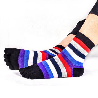 China QUICK DRY Colorful Women's Five Toe Socks Women's Finger Toes Socks for sale