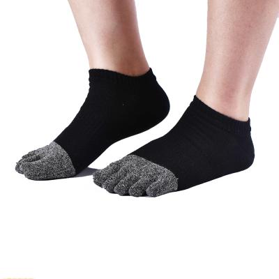 China Factory Antibacterial Stockings Cut Five Finger Toe China Hemp Antibacterial Socks Split for sale