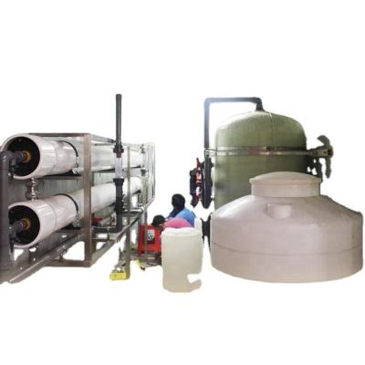 China 40,000 lts/h Portable Desalination Wastewater Treatment System Water Treatment Unit In Containers for sale