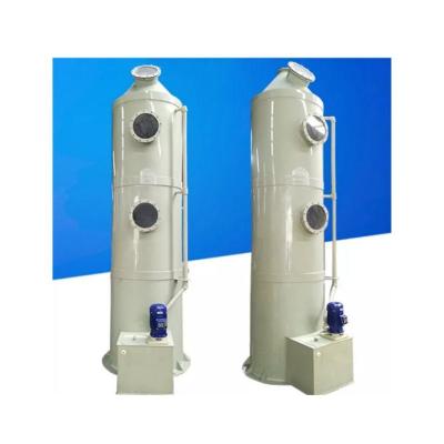 China FRP Bubble Tower GRP Fiberglass Absorption Purification Tower Apparatuur voor afvalgasbehandeling Te koop