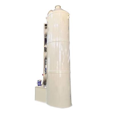 China New Industrial Wet Scrubber Wastewater Treatment Purification Spray Tower With Pump Motor For Manufacturing Plant for sale