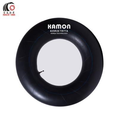 China KAMON/OEM Top Quality China Manufacturer Black Truck Inner Tube 825R20 for sale