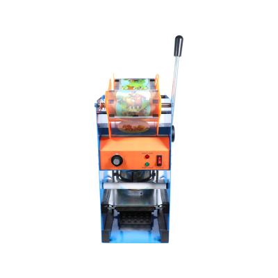 China Blue Manual Food Cup Sealing Machine Electric Cup Sealer For Plastic Cup for sale