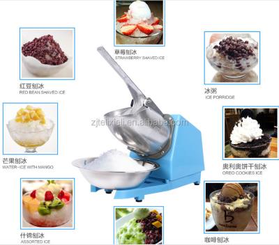 China Glory Factory GL-SIS Taiwnese Commercial Electric Snow Ice Shaver Snowflake Ice Crusher for sale