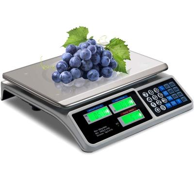 China Weight Function Kitchen Electronic Price Calculation Scale 40kg Weighing Digital Scale Price Small Scale Machines for sale