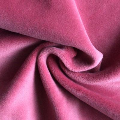 China 100 Recycled rpet Knit Velvet Fabric Shrink-Resistant For Apparel Wholesale for sale