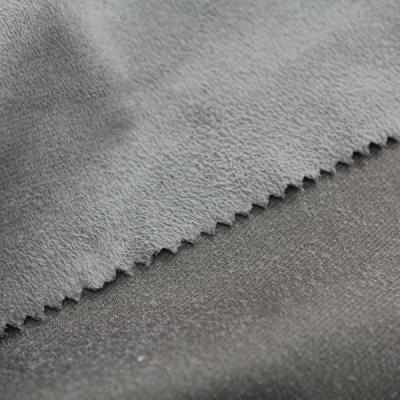 China 100% Suede Fabric, Adhesive Backed China Direct Polyester Shrink-Resistant Synthetic Leather Textiles Suede Fabric for sale