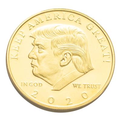 China 2020 europe design metal challenge professional darbar trump wholesale custom logo engraved collectable gold coin for sale