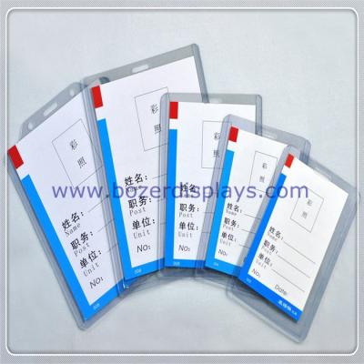 China Plastic ID Business Card Holder/Badge Holder for sale