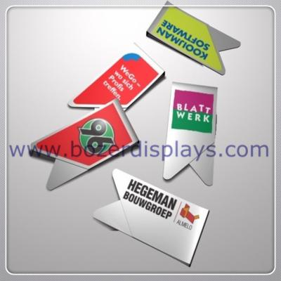 China Metal Paper Clip, Comes in Standard Styles with Printed Logo for sale