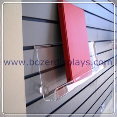 China Clear Acrylic Slat-wall Book Shelves 6