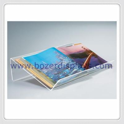 China Large and Extra-wide Acrylic Desktop Book Displayers for sale