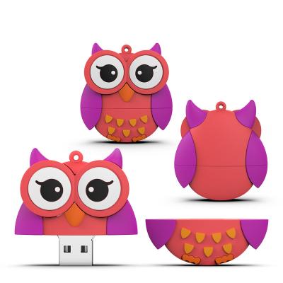 China USB Drive 32GB 64GB 128GB 256GB Plastic Cute USB2.0 Flash Drive Cartoon Memory Stick Animal Pop Up Drive Character Data Storage Gift for sale