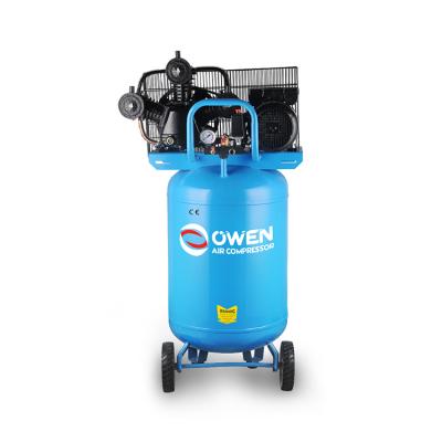 China Owen New Technology Air Compressor 8 Bar Mini Small Vertical Air Compressor Lubricated Painting for sale