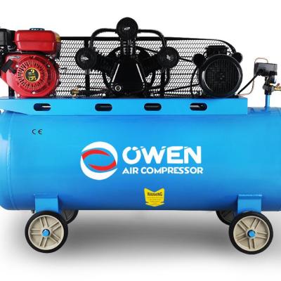 China Self-designed Lubricated Industrial Gasoline Air Compressor Belt Driven Electric Air Compressor 500 Liters for sale