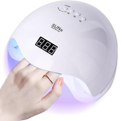 China Cordless Rechargeable UV Gradient Polish Cure Diamond Gel Nail Dryer Nail Gel 48W LED Light Lamp for sale