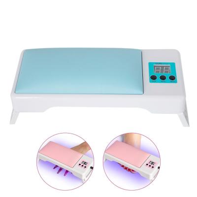 China Professional Nail Gel Manicure Machine Dual Light Source LED Nail Polish Curing UV Lamp For Salon 2 Hands Nail Dryer for sale